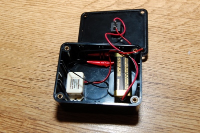 Completed circuit with case open
