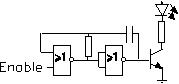 NOR gate astable circuit diagram