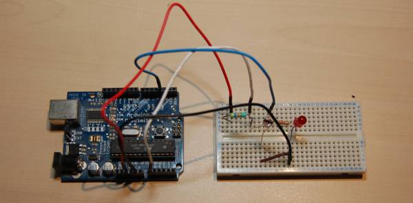 Arduino LDR light circuit