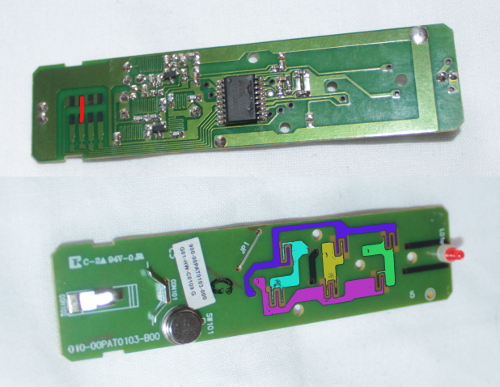 Remote control socket - inside the remote control