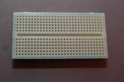 Breadboard for prototyping electronic circuits
