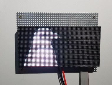 Raspberry Pi controlled RGB matrix display