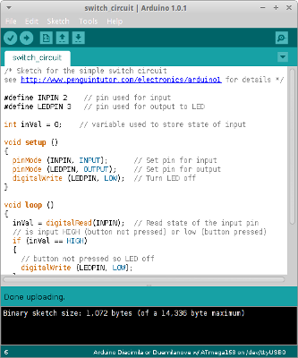 Arduino IDE running on Linux