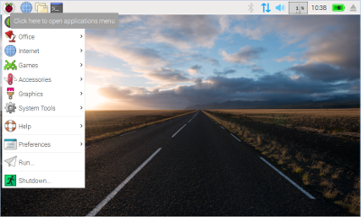 Raspberry Pi OS screen shot