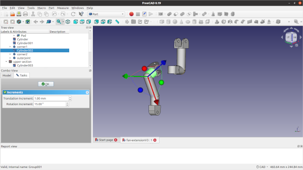 FreeCAD part workbench, combining multiple bodies into a single 3D print object