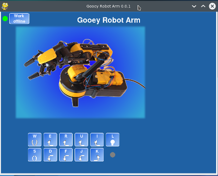 G-Robot Arm - GUI software for robot arm on the Raspberry Pi