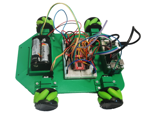 3D printed Mecanum  Raspberry Pi Robot