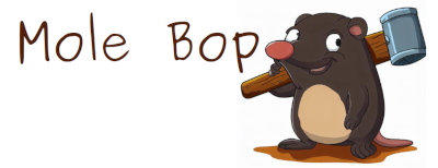 Mole Bop - Mole carrying a mallet hammer