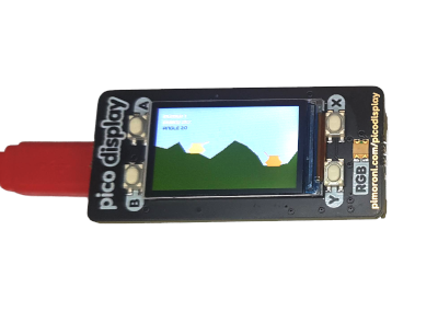 Raspberry Pi Pico with Pimoroni Display Pack - game programming